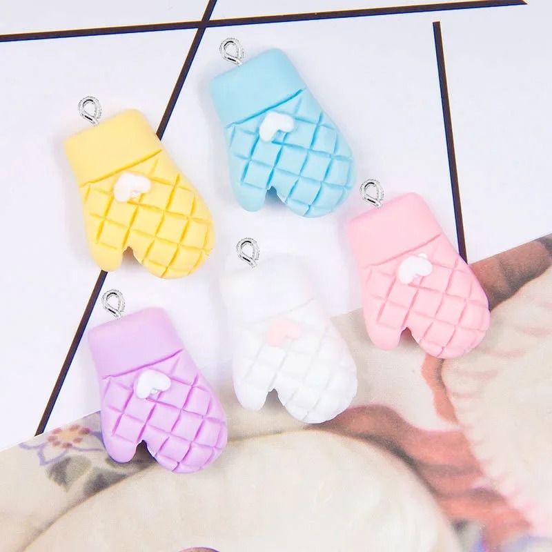 Jewelry Making Gloves - 10 unidades de dijes de resina