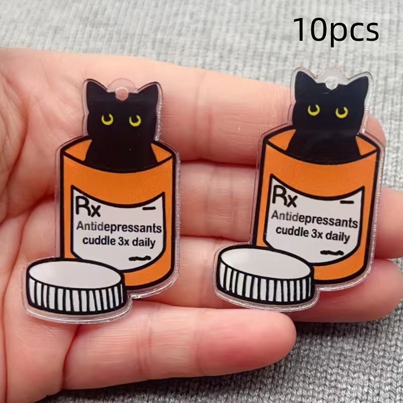 Jewelry Making Accessories - 10 piezas de colgantes de acrílico