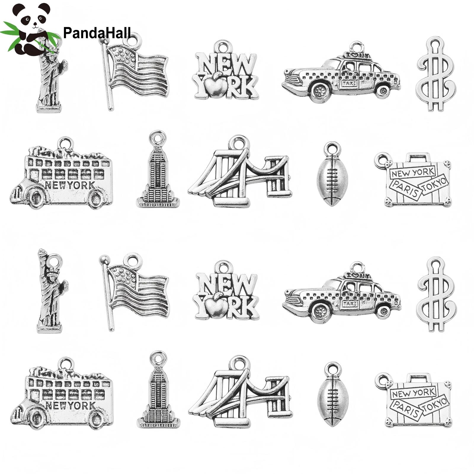 Jewelry Making York - PandaHall 100 Piezas, 10 Estilos, Dijes