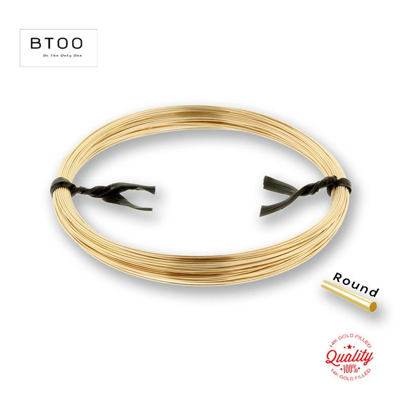 Jewelry Making Gold Wire - Hilo de metal de 1 metro