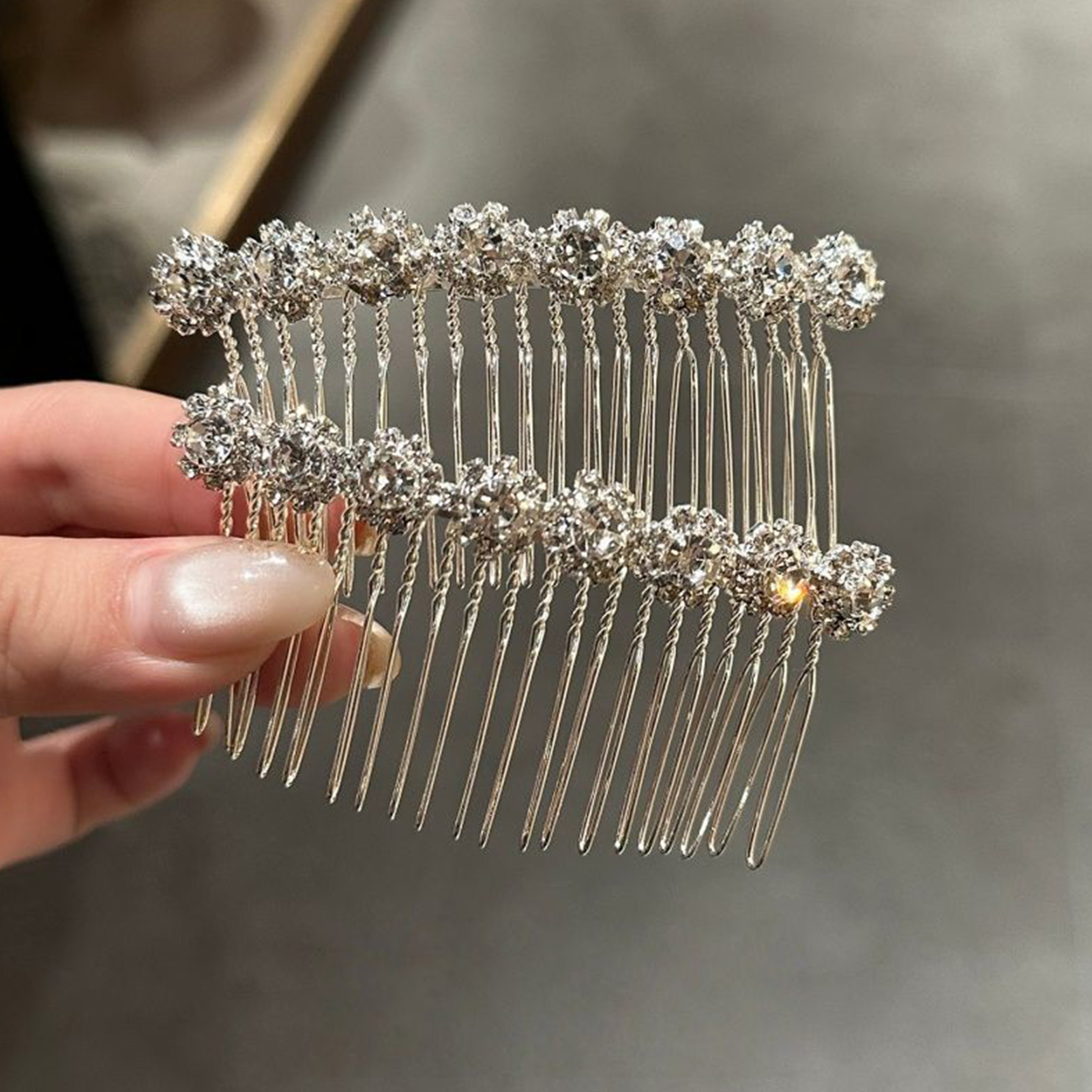 Jewelry Making Adults - Peinetas Minimalistas con Flores de Diamantes