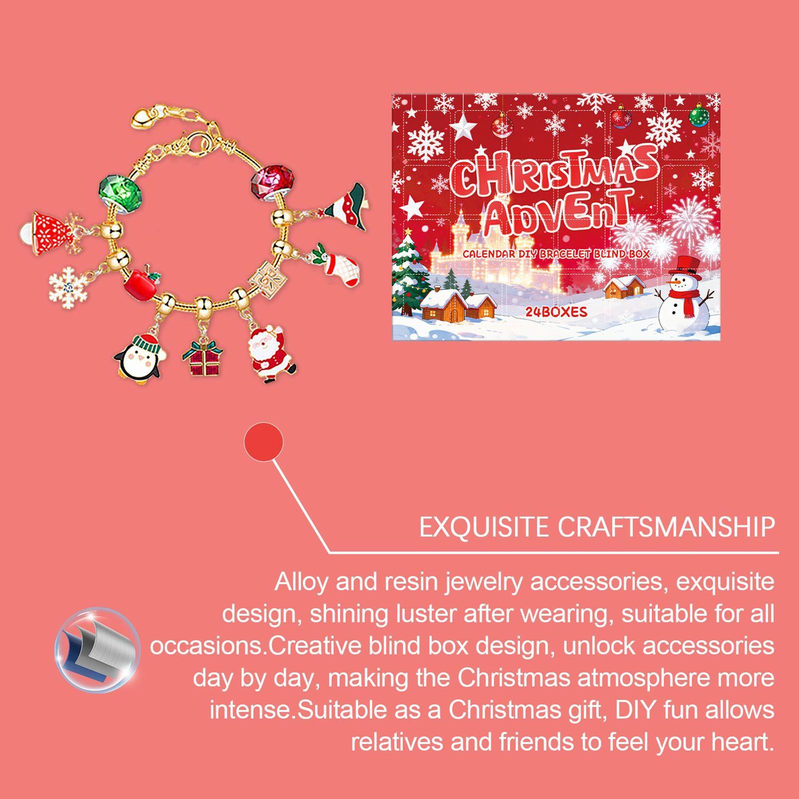 Jewelry Making Advent Calendar - Calendario de joyería Adviento 24 días