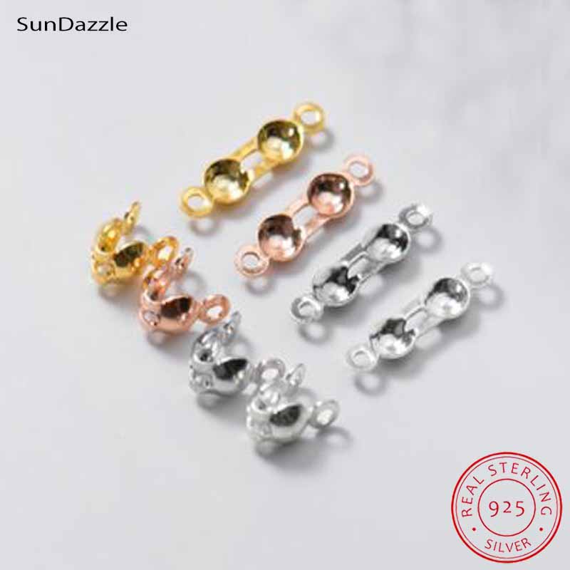 Jewelry Making Ideas - 4 piezas de Plata de Ley