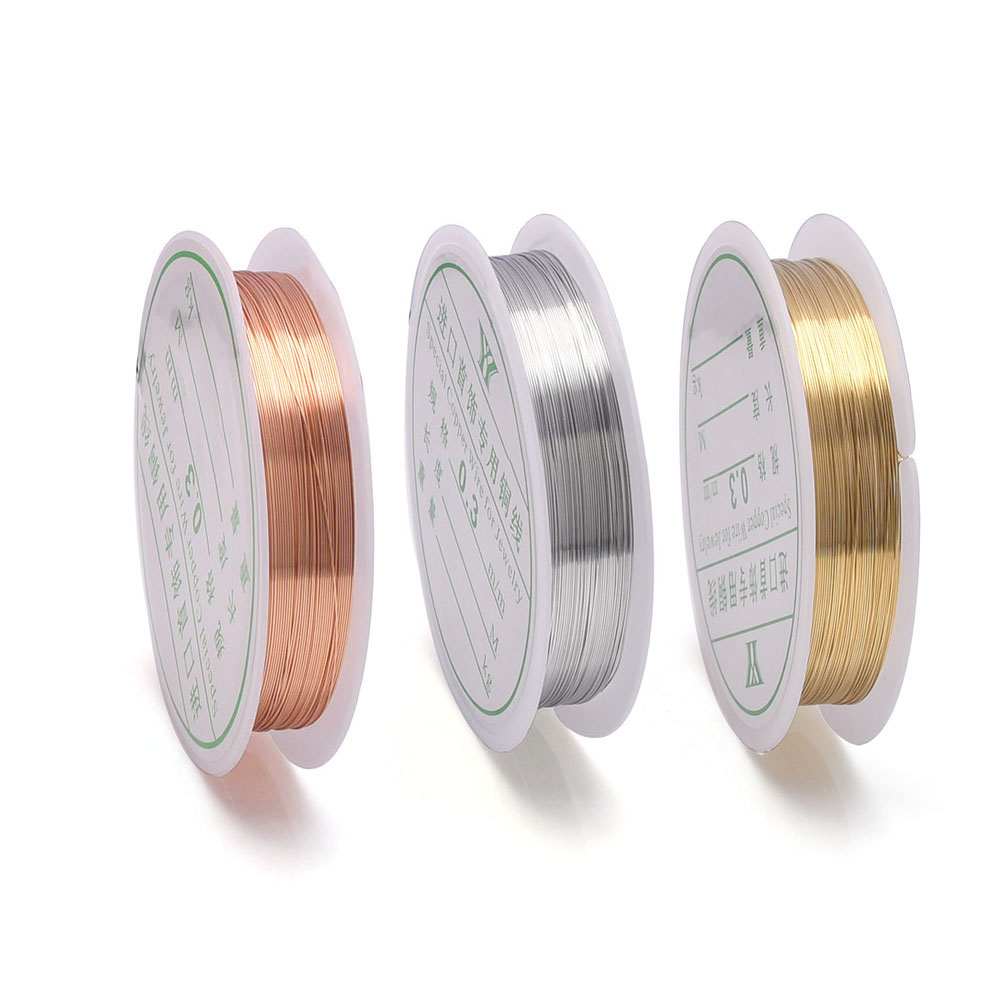 Jewelry Making Thread - Alambre de joyería de 0,2-1mm, alambre
