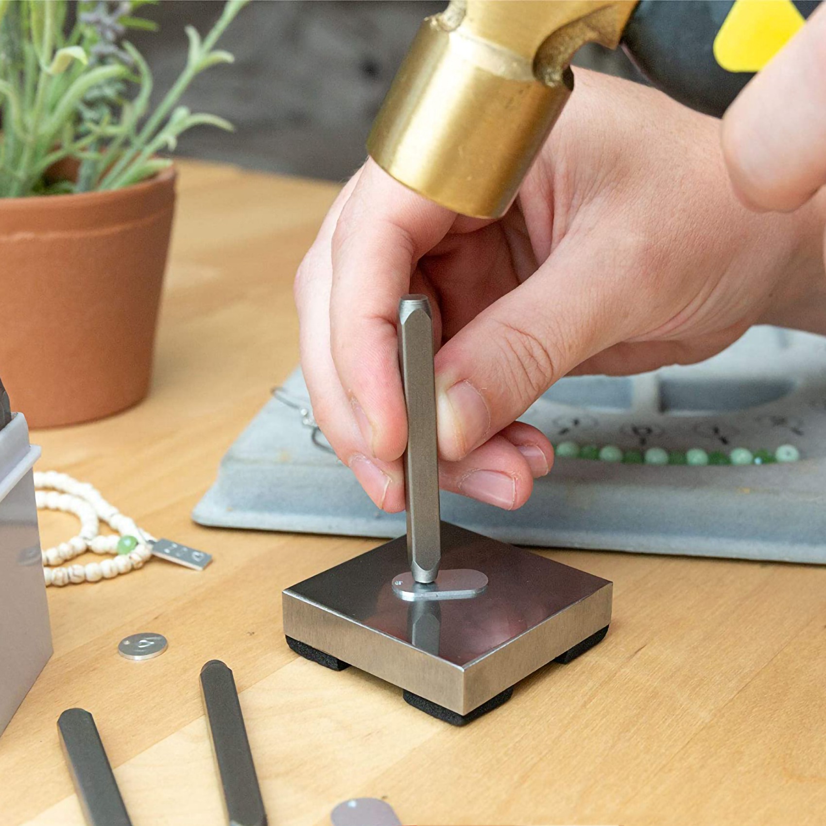 Jewelry Making Anvil - Martillo de estampado de Metal de