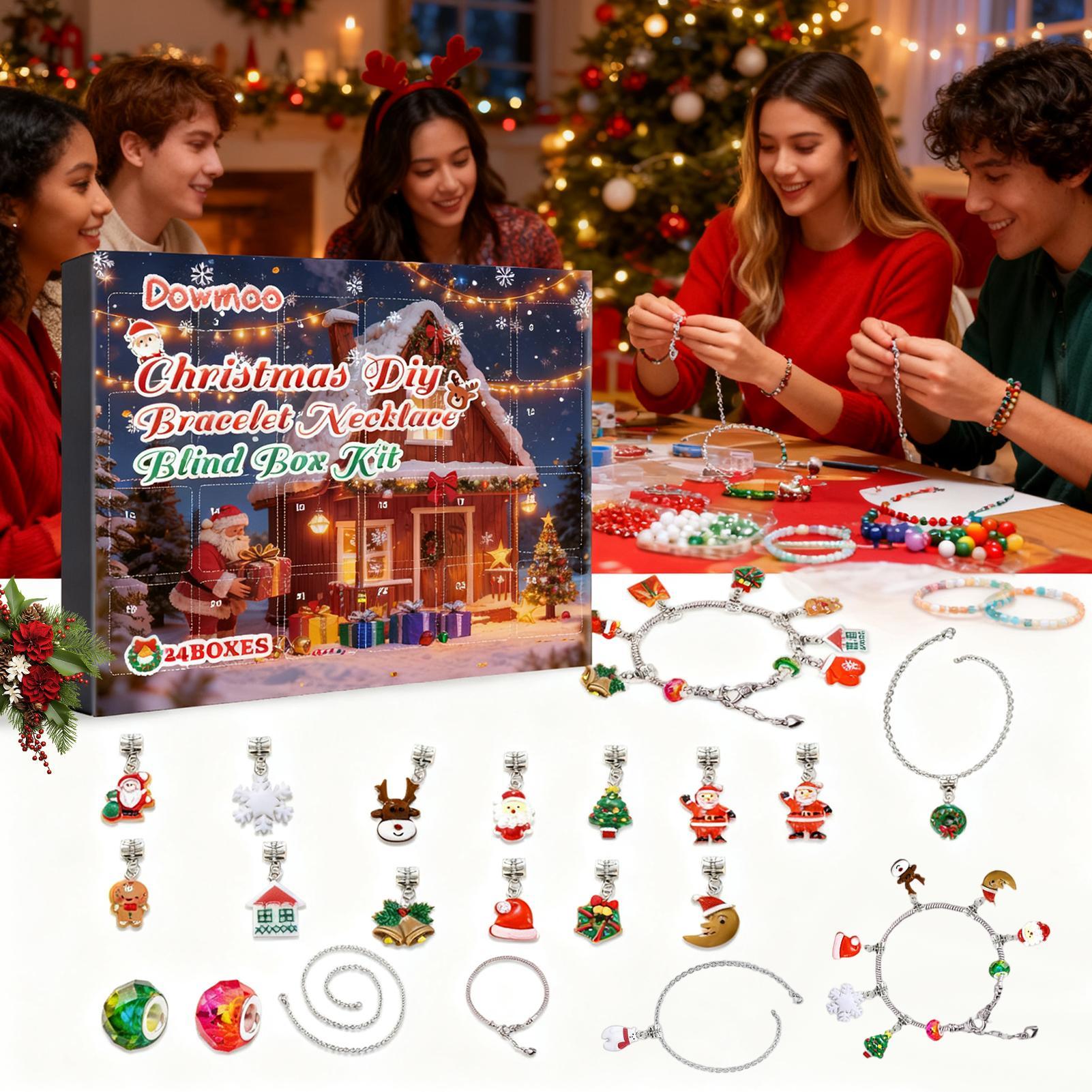 Jewelry Making Advent Calendar - Calendario de Adviento de Navidad, pulseras,