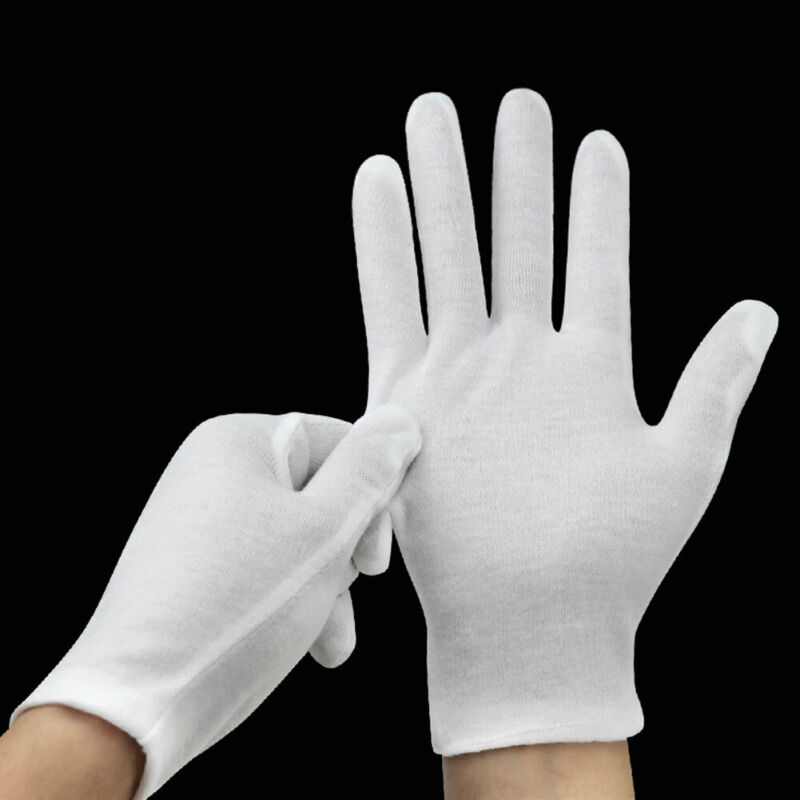 Jewelry Making Gloves - 24 Uds guantes blancos 12 pares