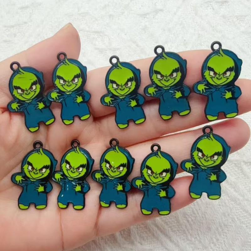 Jewelry Making Accessories - 10 piezas de colgantes navideños de