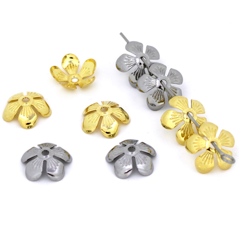 Bead Cap Flower - 50 Uds. Tapas de cuentas de