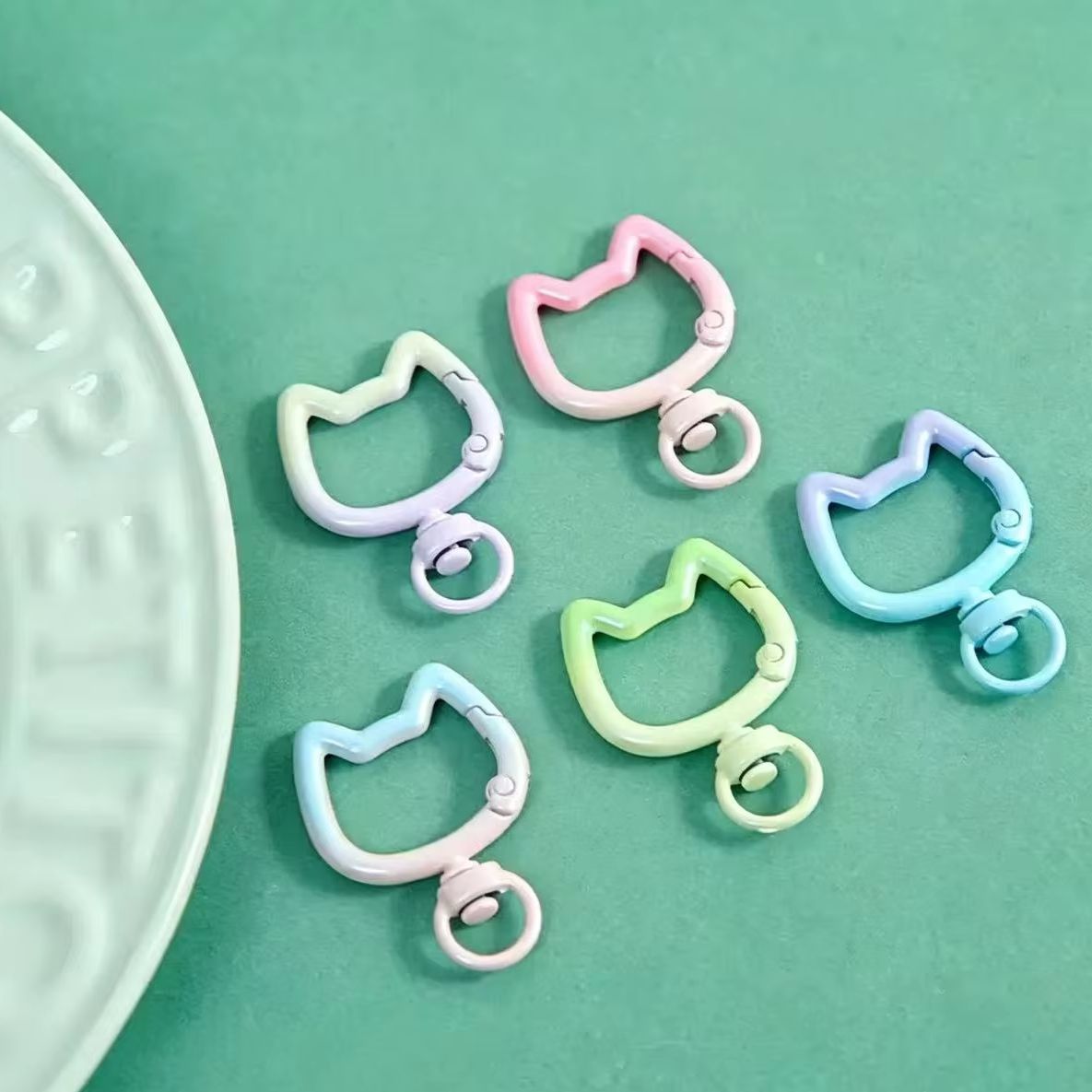 Jewelry Making Ideas - Lote de 5-10 Mosquetones con Diseño