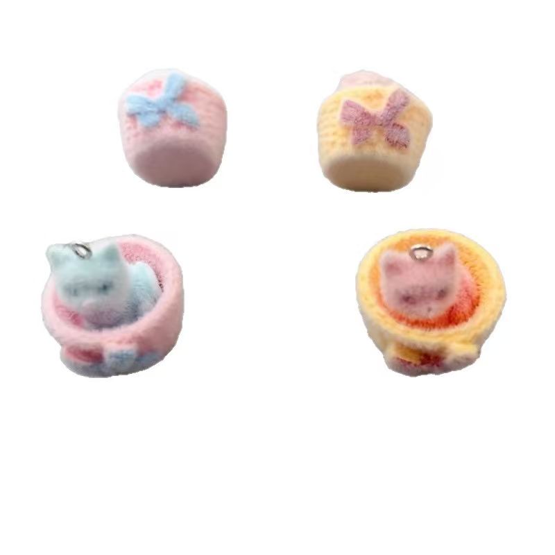 4 colgantes de gato de resina  - Jewelry Making Accessories reseña y precio