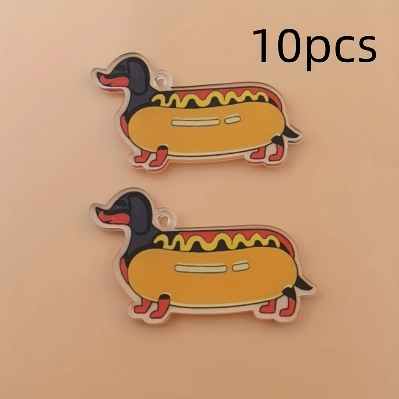 10 piezas de acrílico 2D con f - Jewelry Making Accessories reseña y precio