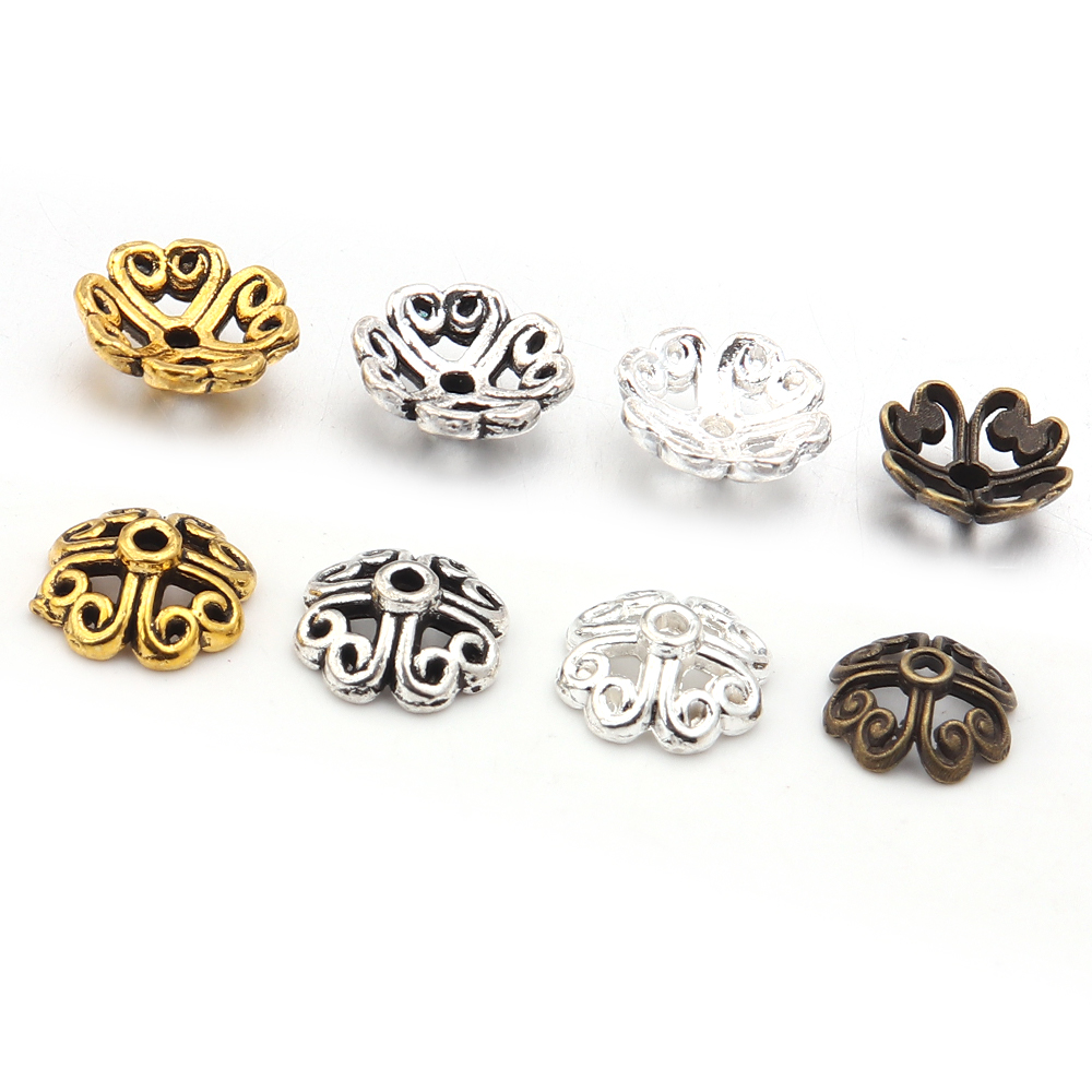 100 piezas de 8mm, tapas de cu - Bead Cap Flower reseña y precio
