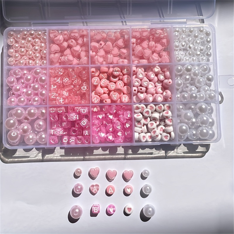 Caja del alfabeto rosa de 10 p - Jewelry Making Kit For Beginners reseña y precio