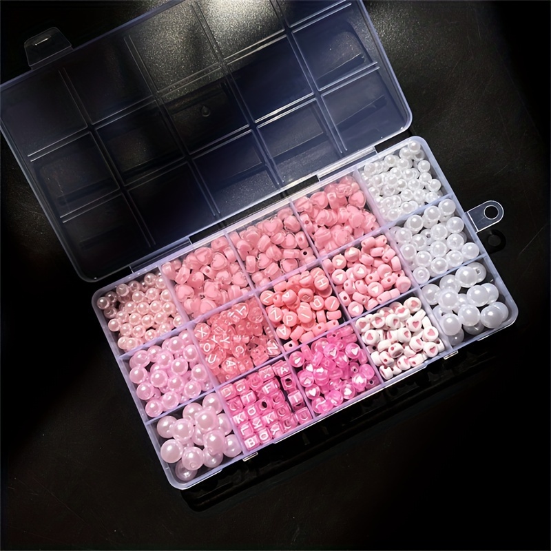 Caja del alfabeto rosa de 10 p - Jewelry Making Kit For Beginners reseña y precio