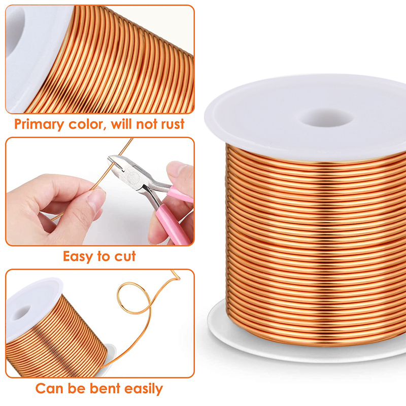 1-3 rollos de alambre de cobre - Jewelry Making Thread reseña y precio
