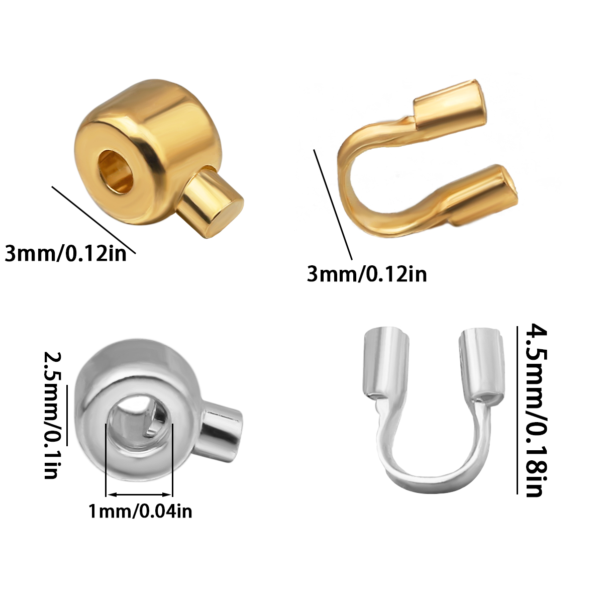 20 piezas de protectores de al - Jewelry Making Gold Wire reseña y precio