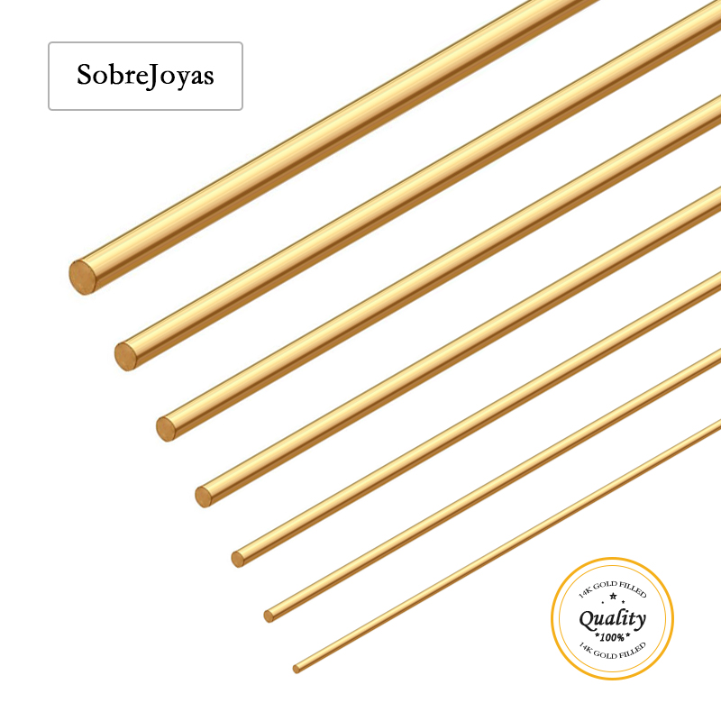Alambre redondo relleno de oro - Jewelry Making Gold Wire reseña y precio