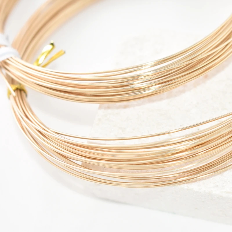 Alambre redondo relleno de oro - Jewelry Making Gold Wire reseña y precio
