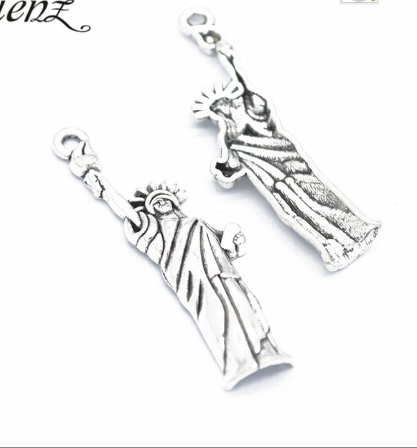 5 uds dijes Estatua de la libe - Jewelry Making York reseña y precio