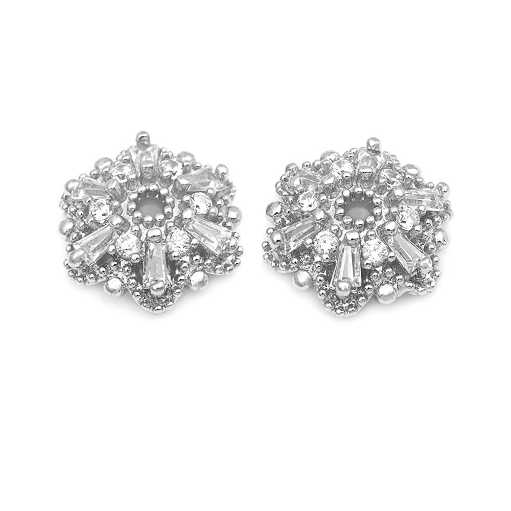 Cuentas de latón con circonita - Bead Cap Flower reseña y precio
