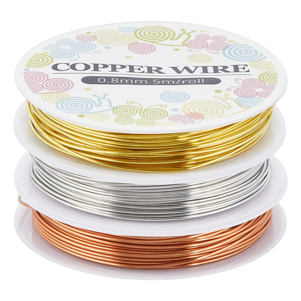 Alambre de cobre para joyería  - Jewelry Making Gold Wire reseña y precio