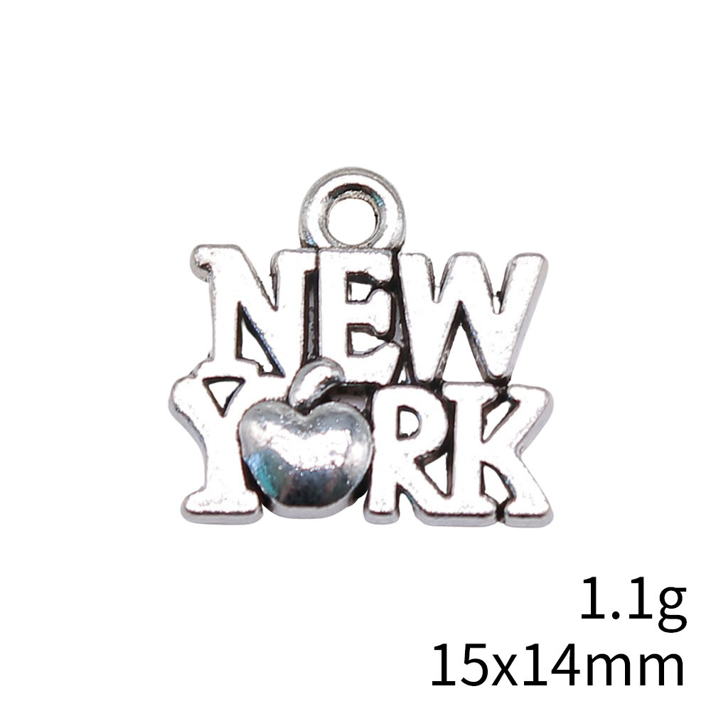 40 piezas de dijes de Nueva Yo - Jewelry Making York reseña y precio