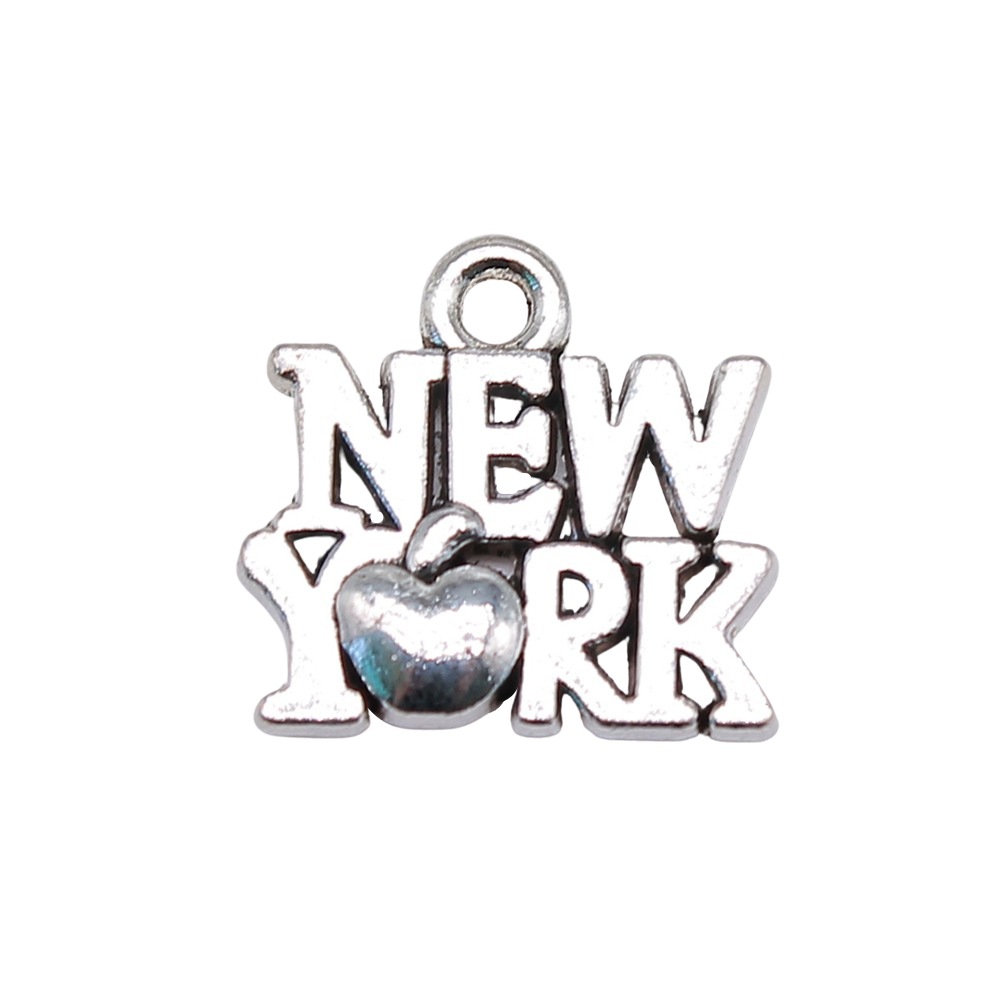 40 piezas de dijes de Nueva Yo - Jewelry Making York reseña y precio