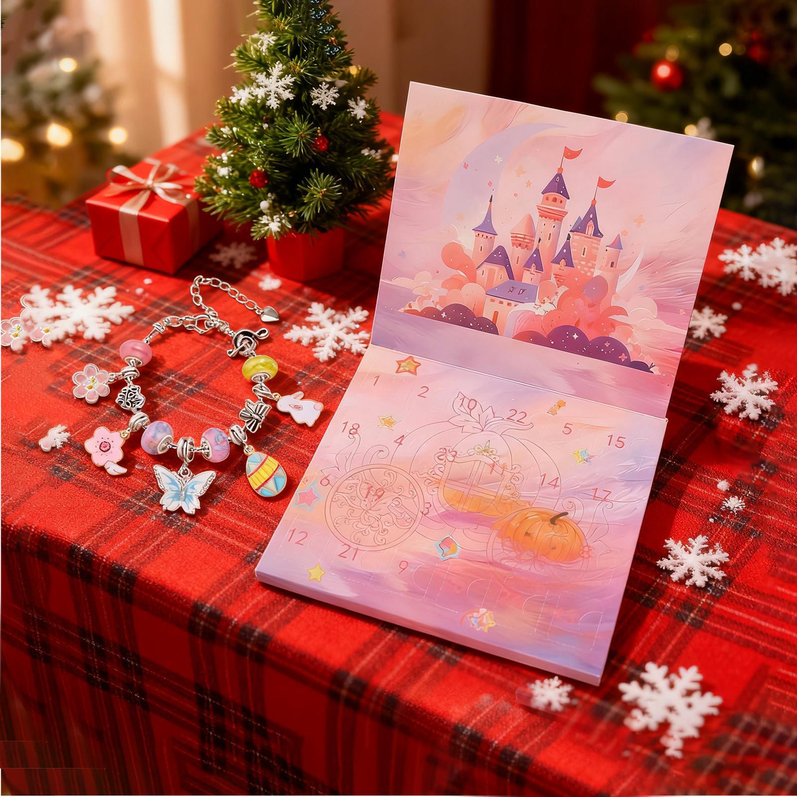 Pulsera Navidad Adviento niñas - Jewelry Making Advent Calendar reseña y precio