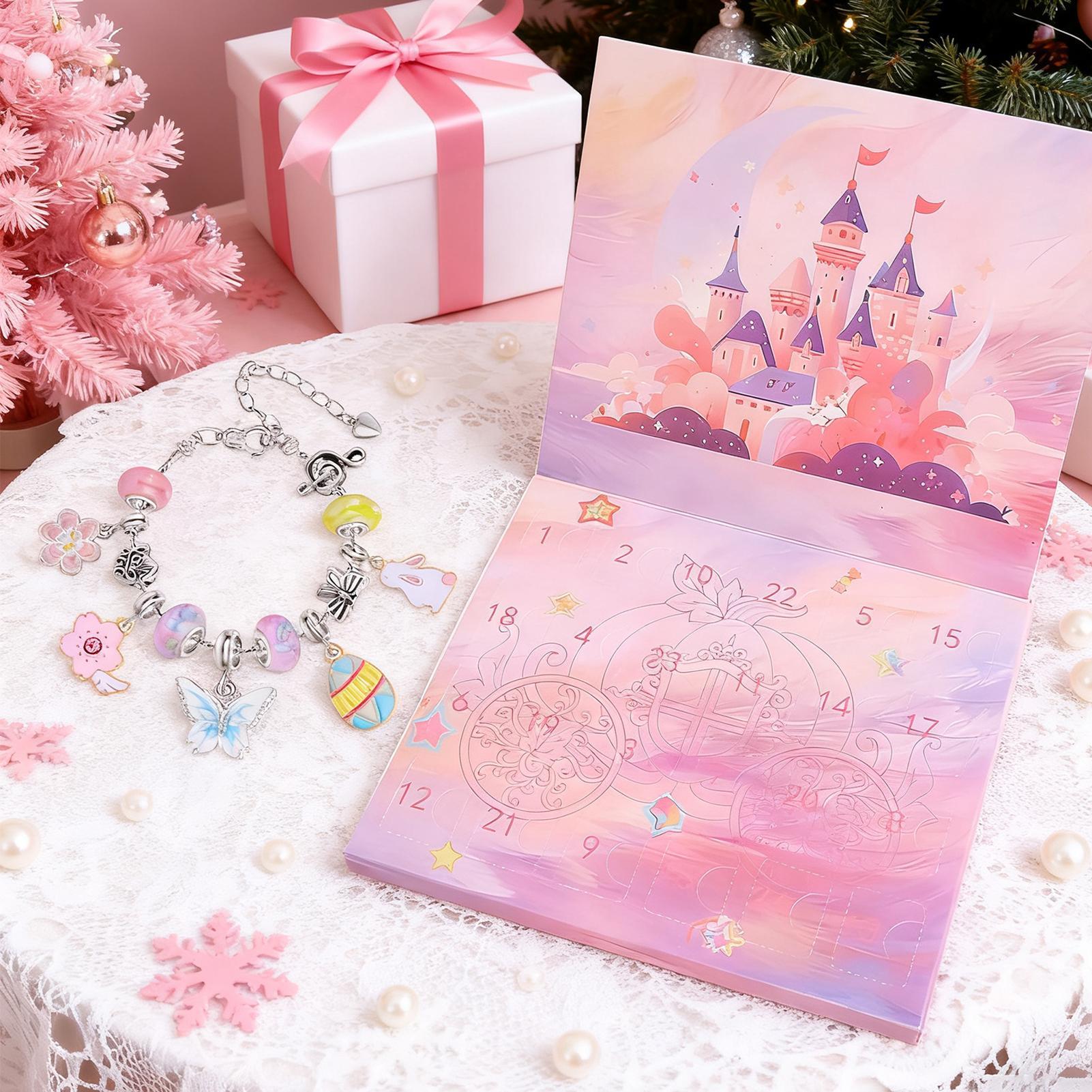 Pulsera Navidad Adviento niñas - Jewelry Making Advent Calendar reseña y precio