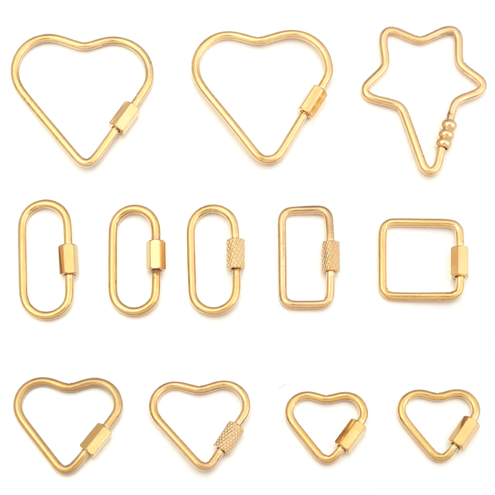2pcs Oro Acero inoxidable Cora - Jewelry Making Ideas reseña y precio