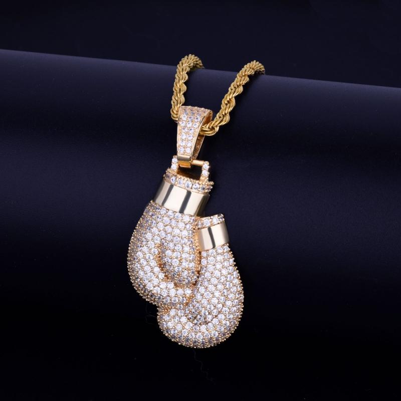 Hip Hop Bling Iced Cubic Zirco - Jewelry Making Gloves reseña y precio