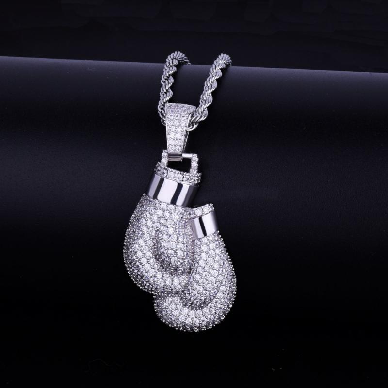 Hip Hop Bling Iced Cubic Zirco - Jewelry Making Gloves reseña y precio