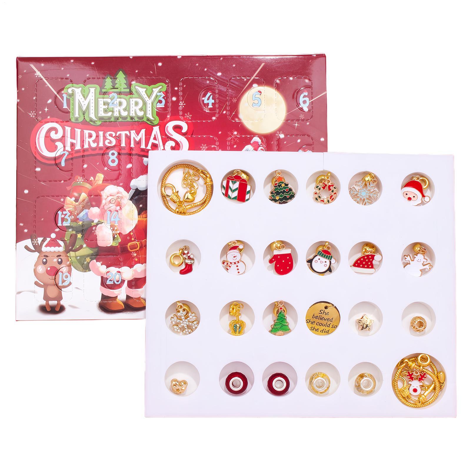 Pulsera navideña con cuentas,  - Jewelry Making Advent Calendar reseña y precio