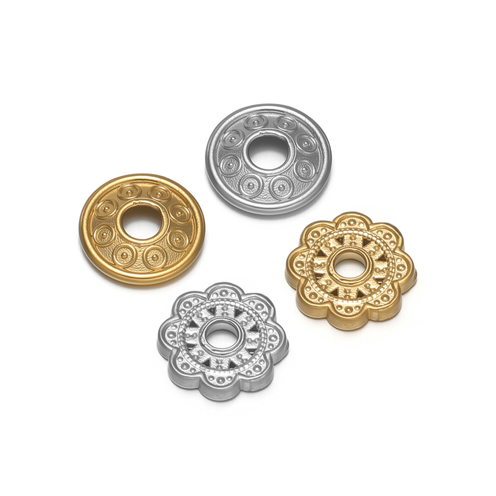 20 Piezas de Tapas de Acero In - Bead Cap Flower reseña y precio