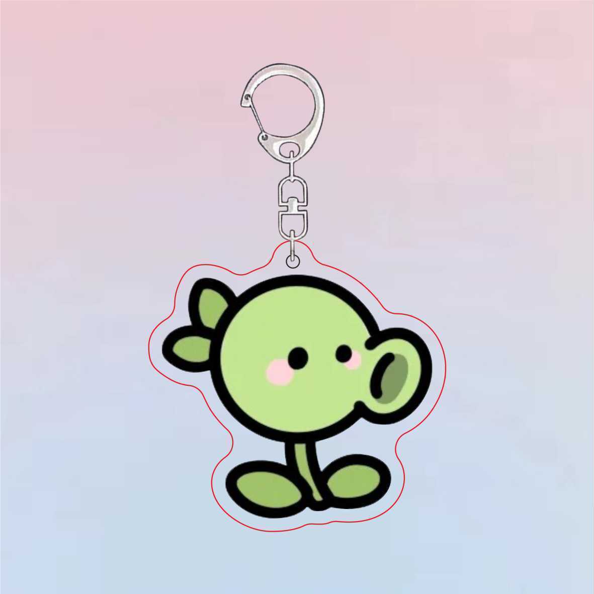Llavero Acrílico de Plants Vs  - Jewelry Making Ideas reseña y precio