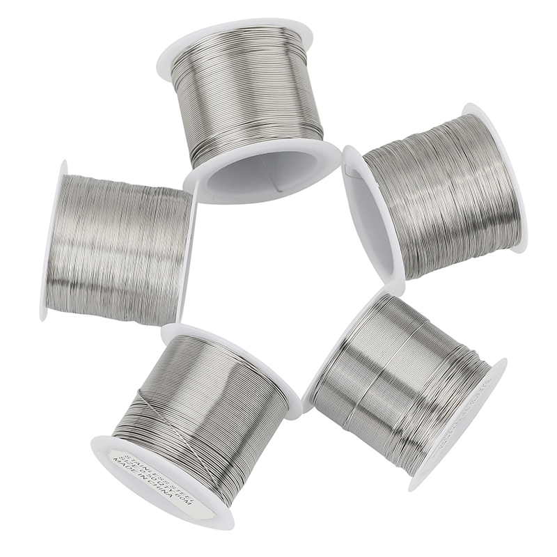 1 rollo de acero inoxidable 0, - Jewelry Making Thread reseña y precio