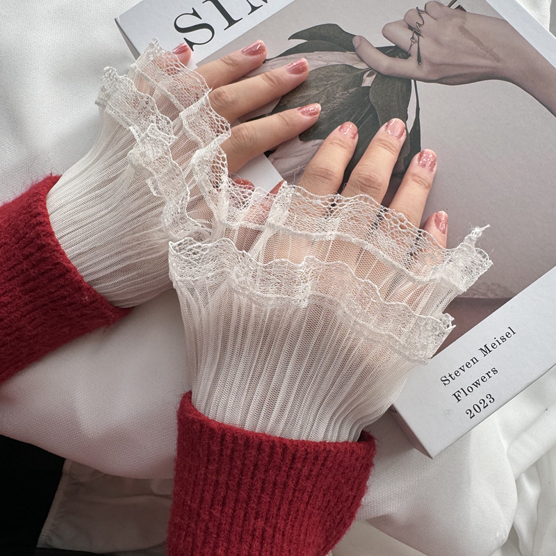 Mangas de encaje con lazo esti - Jewelry Making Adults reseña y precio