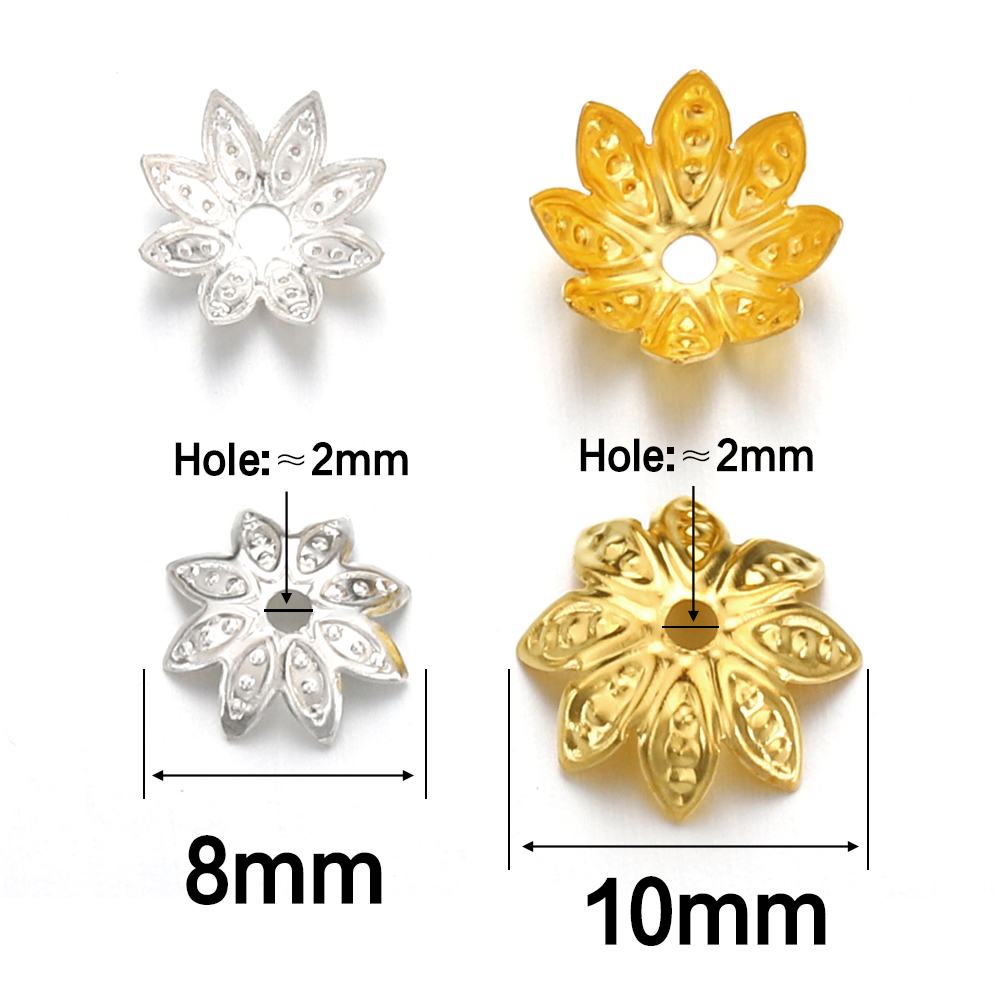 Tapas espaciadoras de pétalos  - Bead Cap Flower reseña y precio