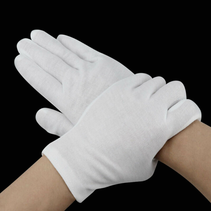 24 Uds guantes blancos 12 pare - Jewelry Making Gloves reseña y precio