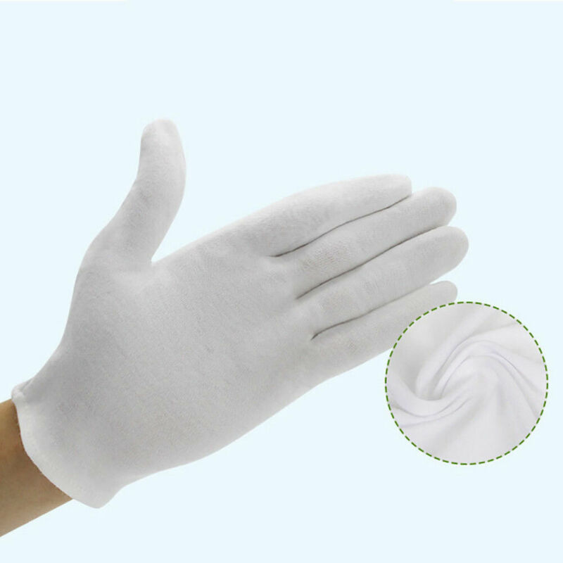 24 Uds guantes blancos 12 pare - Jewelry Making Gloves reseña y precio