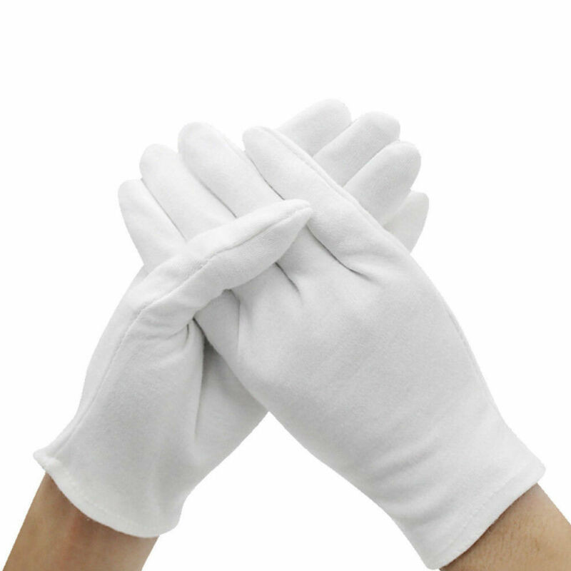 24 Uds guantes blancos 12 pare - Jewelry Making Gloves reseña y precio