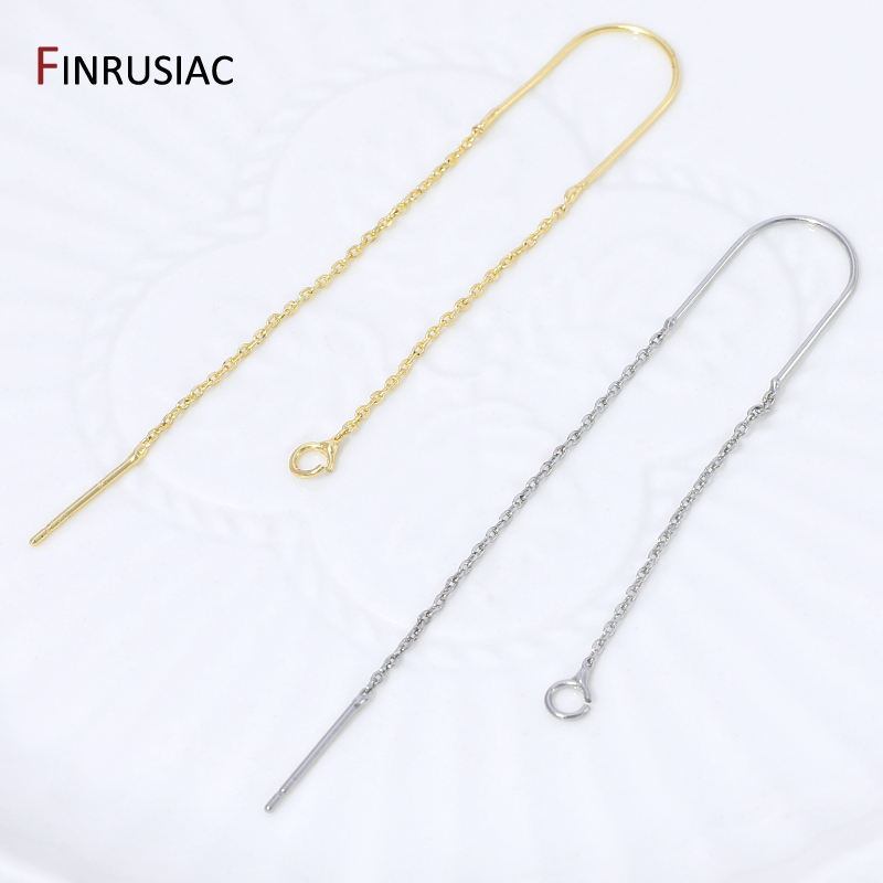 Pendientes colgantes de cadena - Jewelry Making Gold Wire reseña y precio