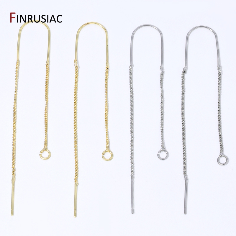 Pendientes colgantes de cadena - Jewelry Making Gold Wire reseña y precio