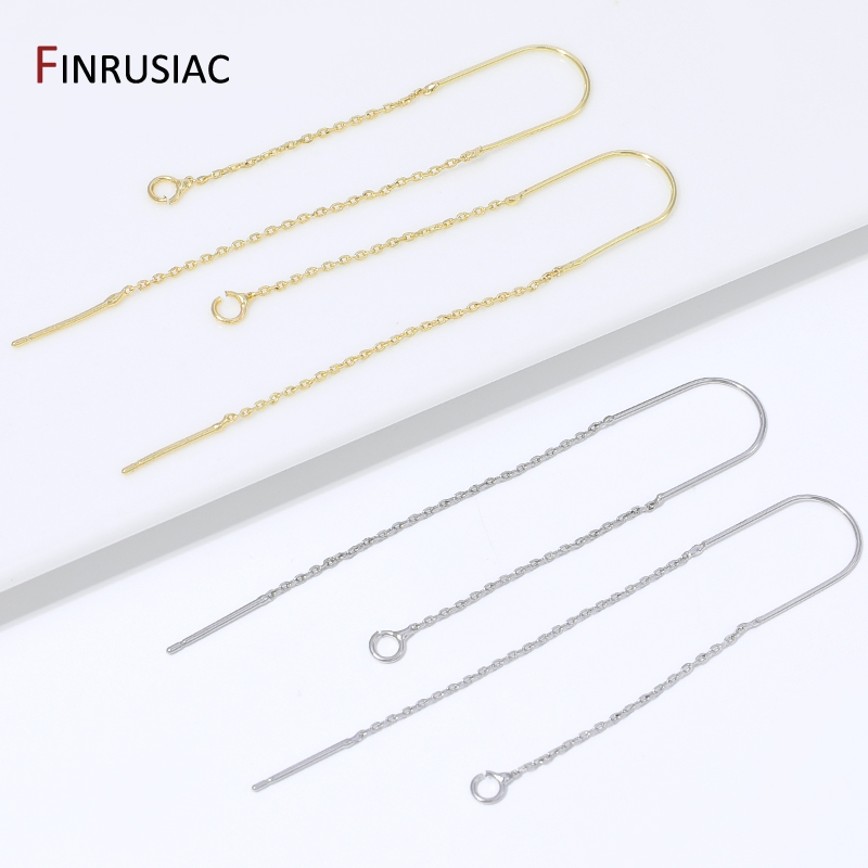 Pendientes colgantes de cadena - Jewelry Making Gold Wire reseña y precio