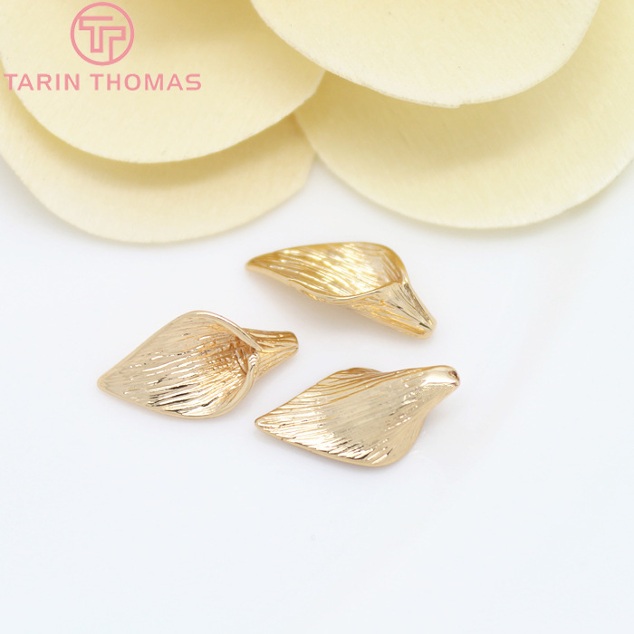 (3603)6 uds 8x14MM 10x19MM 24K - Bead Cap Flower reseña y precio