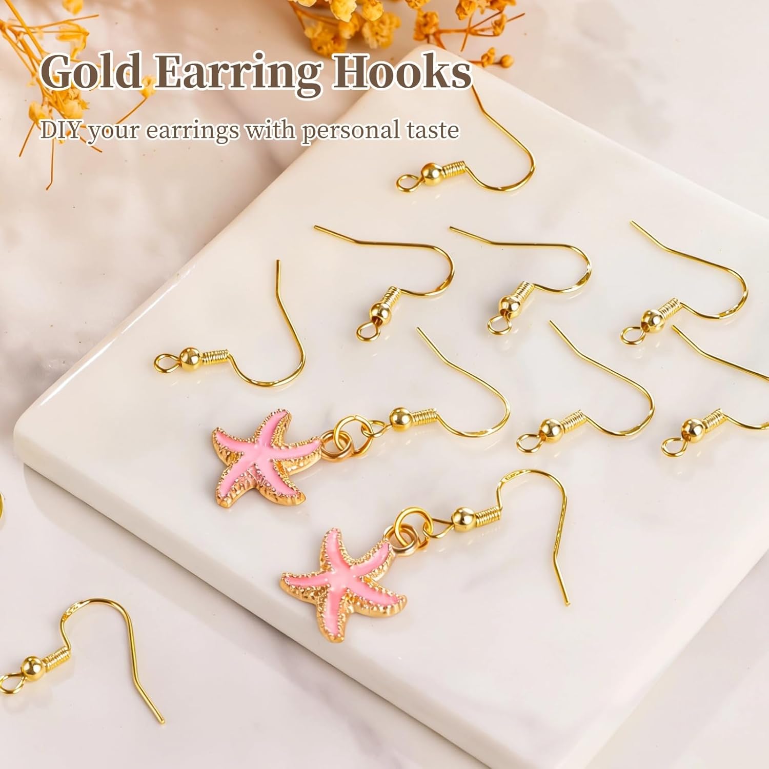 50 Piezas de Ganchos para Pend - Jewelry Making Gold Wire reseña y precio