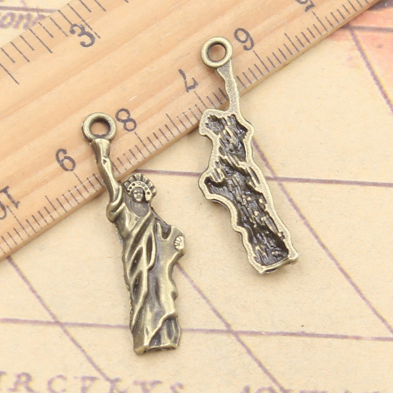20 piezas dijes Estatua de la  - Jewelry Making York reseña y precio